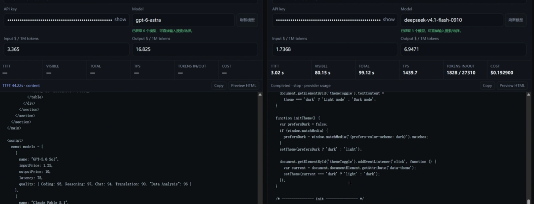 图片[5]-【实测】DeepSeek V4.1 Flash 和 GPT6-astra 谁赢了？同一任务同时跑！OpenAI | ChatGPT | 中转站 | 0.05倍率 | 国模-Appstoy-发现好软件，让AI更好用
