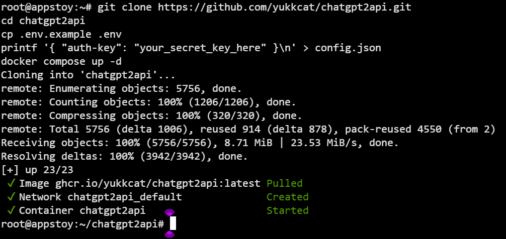 图片[2]-免费“白嫖”ChatGPT无限API调用！网页变APIKEY，chatgpt2api-Appstoy